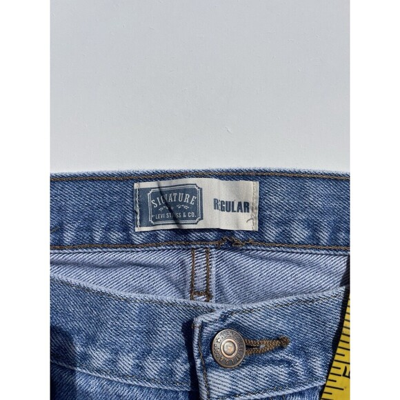 Levi’s Signature Men’s Jeans 42x30 Medium Wash Regular Fit 100% Cotton Denim - Picture 7 of 11